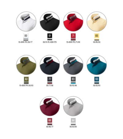 Koszulka polo męska - garnet - e