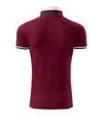 Koszulka polo męska - garnet - b