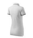 Koszulka polo damska - biały - d