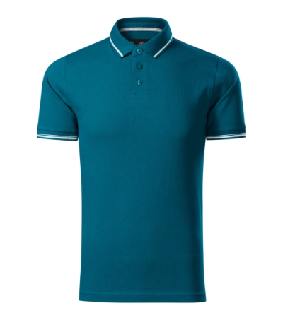 Koszulka polo męska - petrol blue - a