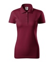 Koszulka polo damska - garnet - A