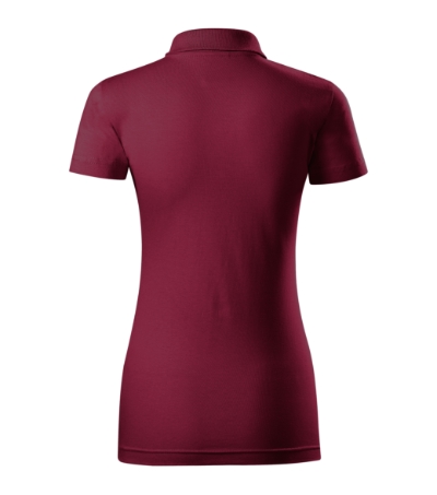 Koszulka polo damska - garnet - B