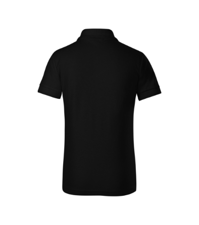 Koszulka polo dziecięca - czarny - b