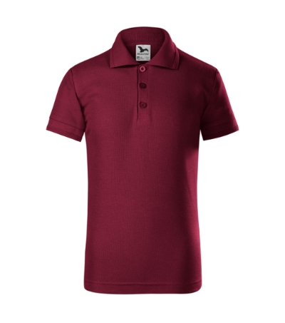 Koszulka polo dziecięca - garnet - A