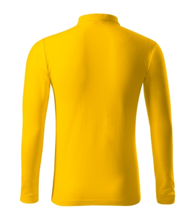 Koszulka polo męska - żółty - B
