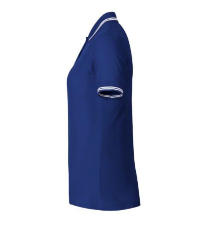 Koszulka polo damska - chabrowy - f