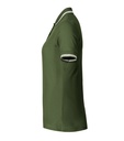 Koszulka polo damska - khaki - f