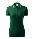 Koszulka polo damska - dark green - a
