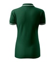 Koszulka polo damska - dark green - b