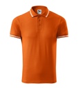 Koszulka polo męska - pomarańczowy - a