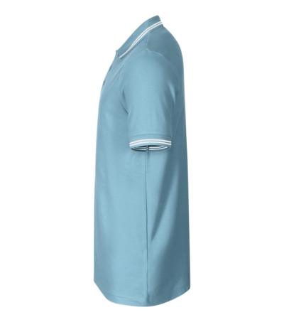 Koszulka polo męska - błękitny - ev