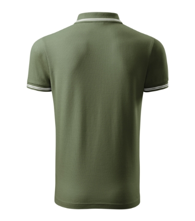 Koszulka polo męska - khaki - b