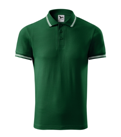 Koszulka polo męska - dark green - a