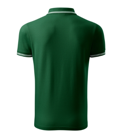 Koszulka polo męska - dark green - b