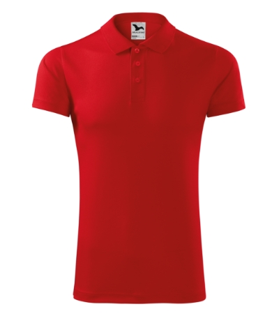Koszulka polo unisex - czerwony - a