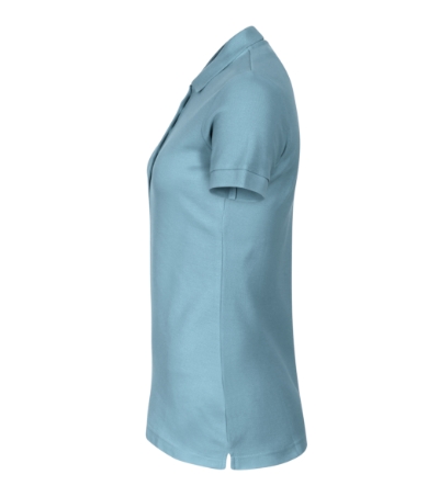 Koszulka polo damska - błękitny - ev