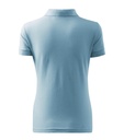 Koszulka polo damska - błękitny - bv