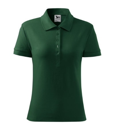 Koszulka polo damska - dark green - A