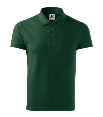 Koszulka polo męska - dark green - a
