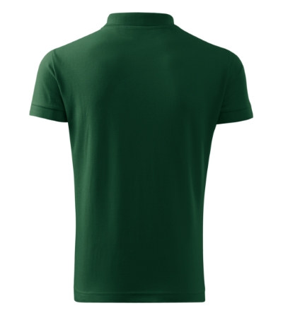 Koszulka polo męska - dark green - b