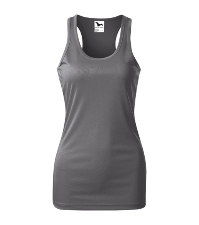 Top damski - stalowy - a