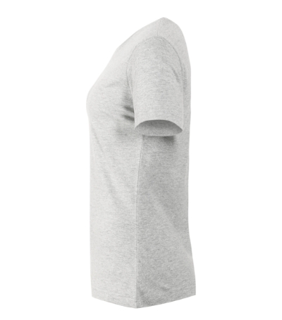 Koszulka damska - jasnoszary melanż - e