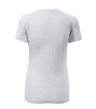 Koszulka damska - jasnoszary melanż - b