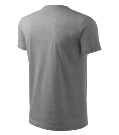 Koszulka męska - ciemnoszary melanż - d