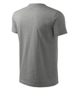 Koszulka męska - ciemnoszary melanż - d