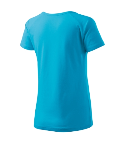 Koszulka damska - turkus - d