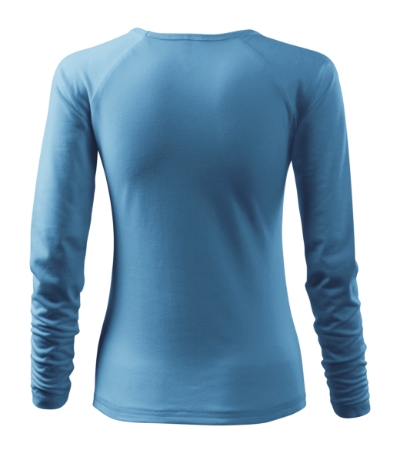 Koszulka damska - lazurowy - b_view