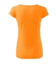 Koszulka damska - mandarynkowy - b