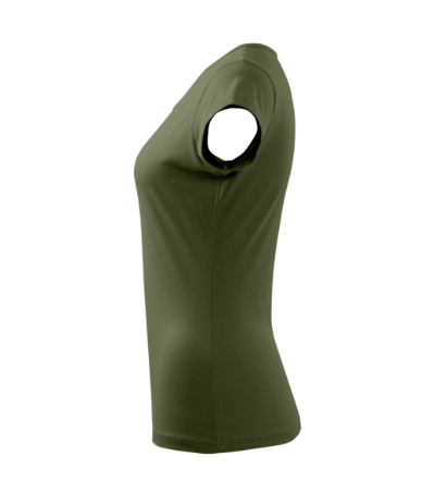 Koszulka damska - khaki - e