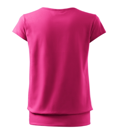 Koszulka damska - czerwień purpurowa - b