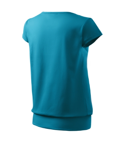 Koszulka damska - ciemny turkus - d