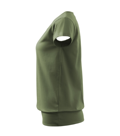 Koszulka damska - khaki - E
