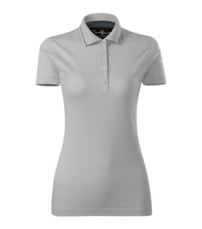Koszulka polo damska - silver gray - a