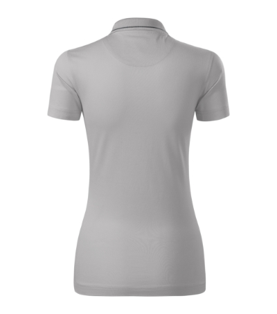 Koszulka polo damska - silver gray - b