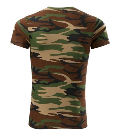 Koszulka unisex - camouflage brown - b