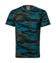 Koszulka unisex - camouflage petrol - a