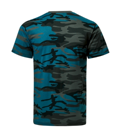 Koszulka unisex - camouflage petrol - b