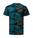 Koszulka unisex - camouflage petrol - b