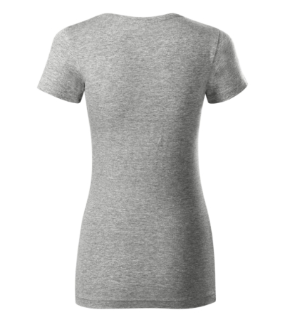 Koszulka damska - ciemnoszary melanż - b