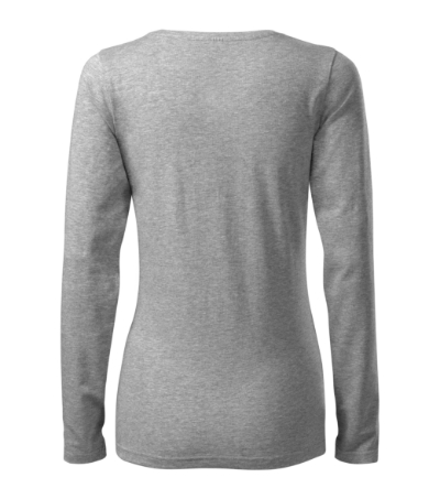 Koszulka damska - ciemnoszary melanż - b