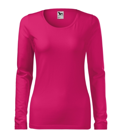 Koszulka damska - malinowy - a