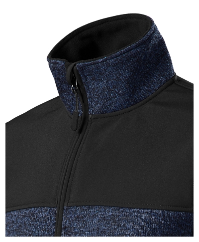 Softshell kurtka męska - knit blue - d