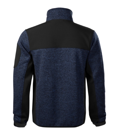 Softshell kurtka męska - knit blue - b