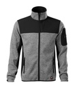 Softshell kurtka męska - knit light gray - a