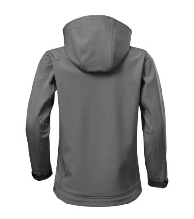 Softshell kurtka dziecięca - stalowy - b