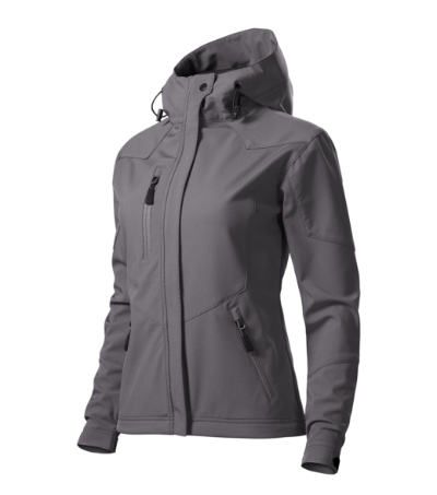 Softshell kurtka damska - stalowy - c